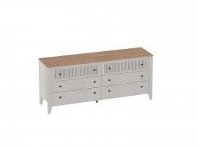Комод 6ящ. Валенсия (гостиная) в Мохнатом Логу - mohnatyj-log.mebel-nsk.ru | фото