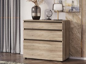 Комод КМ-01 Энигма (венге/дуб каньон) в Мохнатом Логу - mohnatyj-log.mebel-nsk.ru | фото