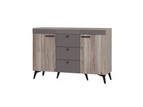 Комод КМ-12 Кассандра (дуб смоки/MF14) в Мохнатом Логу - mohnatyj-log.mebel-nsk.ru | фото