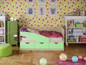 Кровать детская Бабочки 1,8 м в Мохнатом Логу - mohnatyj-log.mebel-nsk.ru | фото