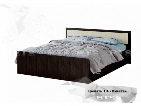 Кровать двуспальная 1,4м Фиеста (BTS) в Мохнатом Логу - mohnatyj-log.mebel-nsk.ru | фото