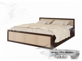 Кровать двуспальная 1,4м Модерн (BTS) в Мохнатом Логу - mohnatyj-log.mebel-nsk.ru | фото