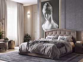 Кровать двуспальная 1,8м Верона-2 в Мохнатом Логу - mohnatyj-log.mebel-nsk.ru | фото