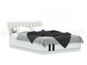 Кровать двуспальная с подъем.мех. 1,6м Магнолия в Мохнатом Логу - mohnatyj-log.mebel-nsk.ru | фото