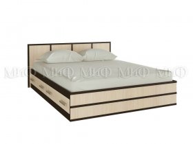 Кровать двуспальная Сакура 1,4 м в Мохнатом Логу - mohnatyj-log.mebel-nsk.ru | фото