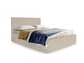 Кровать мягкая 1,6 Сиеста стандарт, вар.2 в Мохнатом Логу - mohnatyj-log.mebel-nsk.ru | фото