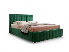 Кровать мягкая 1,6 Вена стандарт, вар.1 в Мохнатом Логу - mohnatyj-log.mebel-nsk.ru | фото