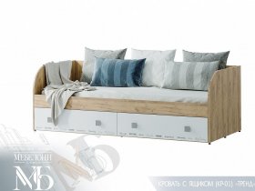 Кровать с ящиками Тренд КР-01 в Мохнатом Логу - mohnatyj-log.mebel-nsk.ru | фото