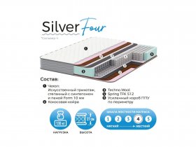Матрас Silver Four в Мохнатом Логу - mohnatyj-log.mebel-nsk.ru | фото