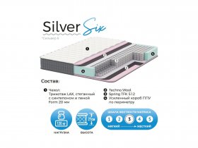 Матрас Silver Six в Мохнатом Логу - mohnatyj-log.mebel-nsk.ru | фото