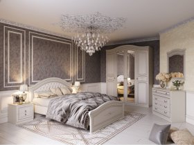 Модульная спальня Николь (Мебельград) в Мохнатом Логу - mohnatyj-log.mebel-nsk.ru | фото