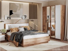 Модульная спальня Орегон в Мохнатом Логу - mohnatyj-log.mebel-nsk.ru | фото