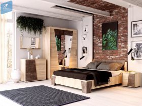 Модульная спальня Санремо в Мохнатом Логу - mohnatyj-log.mebel-nsk.ru | фото