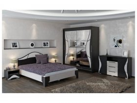 Модульная спальня Верона (Линаура) в Мохнатом Логу - mohnatyj-log.mebel-nsk.ru | фото