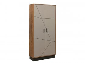 Шкаф двухстворчатый комбинированный для одежды Гамма  54.14 в Мохнатом Логу - mohnatyj-log.mebel-nsk.ru | фото