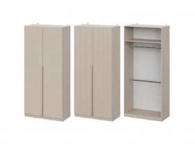 Шкаф ШК-100 Эккервуд (меланж) в Мохнатом Логу - mohnatyj-log.mebel-nsk.ru | фото