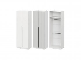 Шкаф ШК-75 Эккервуд (белый) в Мохнатом Логу - mohnatyj-log.mebel-nsk.ru | фото
