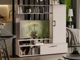 Стенка «Сиена» (кашемир) в Мохнатом Логу - mohnatyj-log.mebel-nsk.ru | фото