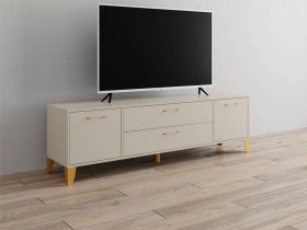 Тумба под ТВ Парус-13 (кашемир) в Мохнатом Логу - mohnatyj-log.mebel-nsk.ru | фото